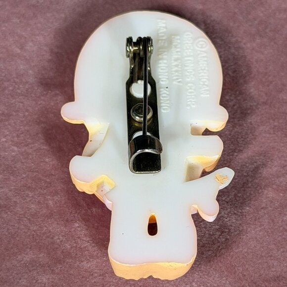 Vintage "I Need Love" Cupid Brooch Pin • American Greetings - Picture 5 of 7